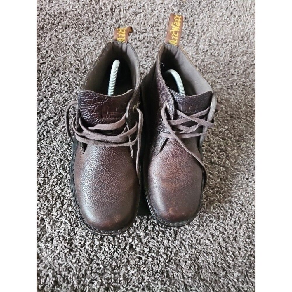 Dr. Martens Mens Industrial Sussex Slip Resistant Brown Boots Size 9 M 10 W